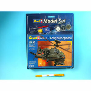 Revell ModelSet vrtuľník 64046 - AH-64D LONGBOW APACHE (1:144)