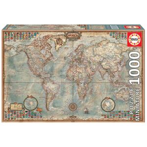Educa Puzzle O Mundi Political Map of the world 1000 dielikov 16764