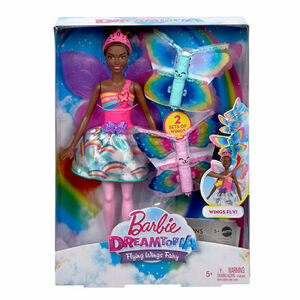Mattel Barbie LIETAJÚCA VÍLA S KRÍDLAMI ČERNOŠKA