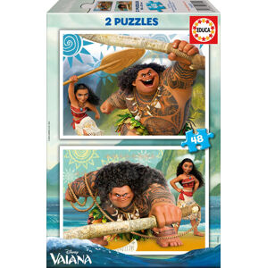 Educa detské puzzle Vaiana 2x48 dielikov 16952