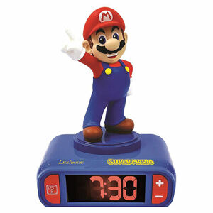 Lexibook Detský budík Super Mario s nočným osvetlením