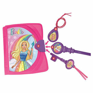 Lexibook Elektronický tajný denník Barbie s plyšovým jednorožcom a doplnkami
