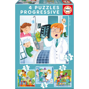 Educa detské puzzle Keď vyrastiem, chcem byť progresívne 17146