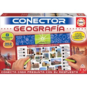 Spoločenská hra Conector zemepis Geografia Educa španielsky 352 otázok od 7-12 rokov