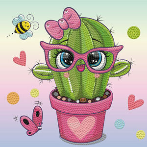 DOTZIES Ružový kaktus