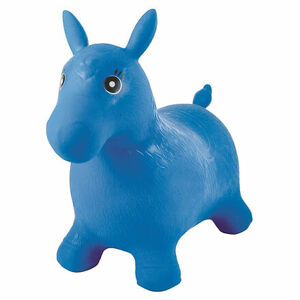 Lexibook Nafukovací skákací kôň modrý