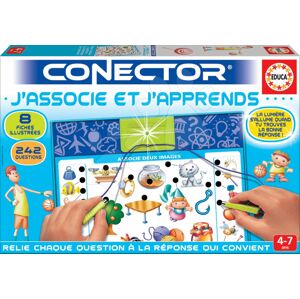 Náučná hra Conector J'associe et J'apprends Educa francúzsky 242 otázok od 4 rokov