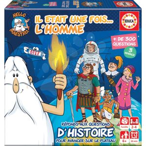 Spoločenská hra Hello Maestro L'Homme D'Histoire Educa francúzsky pre 2-4 hráčov od 6 rokov