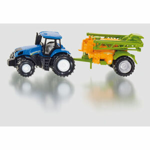 SIKU Blister - Traktor s prívesom na rozprašovanie hnojiva