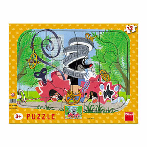 Dino puzzle Krtko opravár 12D doskové