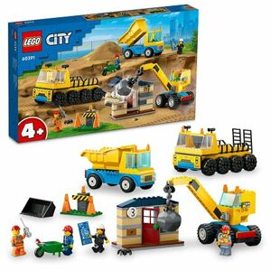 LEGO City 60391 Vozidlá zo stavby a demolačné gule