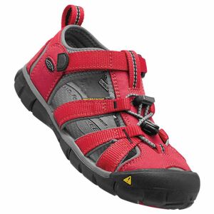 Detské sandále SEACAMP II C, racing red/gargoyle-červená, Keen, 1014470, červená - 30