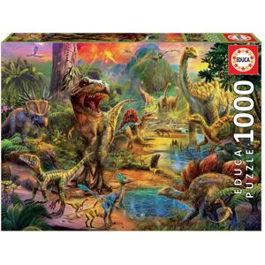 Educa puzzle Land of Dinosaurs 1000 dielov a fix lepidlo