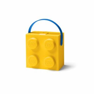 LEGO box s rukoväťou - žltá