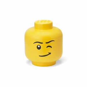 LEGO úložná hlava (veľkosť L) - žmurkajúci chlapec