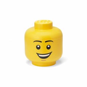 LEGO úložná hlava (veľkosť L) - šťastný chlapec