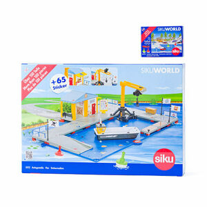 SIKU World - nakladací prístav s mólom a člnom
