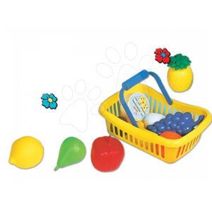 Dohány košík s ovocím a potravinami pre deti 714 žltý