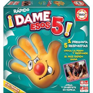 Spoločenská hra Rapido Dame Esos 5 Educa po španielsky pre 1-4 hráčov od 6 rokov