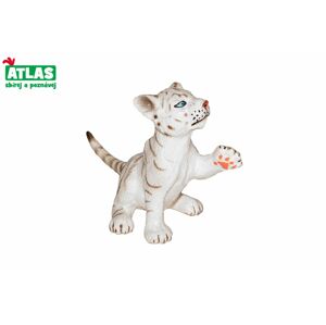 A - Figúrka Tiger biely mláďa 6cm, Atlas, W101810