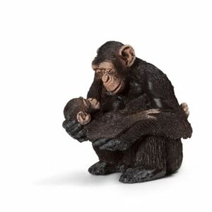 Schleich Zvieratko - samica šimpanza s mláďaťom