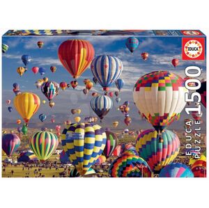 Educa puzzle Hot Air Balloons 1500 dielov a fix lepidlo 17977