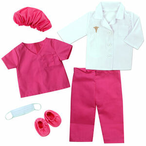 Teamson Sophia's - Ružová doktorandská uniforma a laboratórny plášť