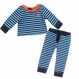 Teamson Sophia's - modré pruhované pyžamo