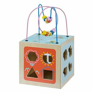 Teamson Kids - motorická štvorstenná kocka na hranie a rozvíjanie motoriky
