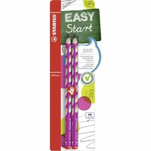 Stabilo EASYgraph Ceruzka ružová pre ľavákov, blister 2ks