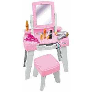 Kozmetický stolík so stoličkou My Very First Beauty Table Écoiffier so sušičom na vlasy a 11 doplnkov od 18 mes