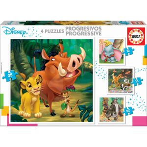 Puzzle Leví kráľ Disney progresívne Educa 12-16-20-25 dielov