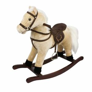 Mac Toys Béžový hojdací kôň so zvukom