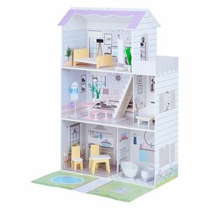 Teamson Olivia's Little World - 3 poschodový domček pre bábiky so záhradkou a doplnkami