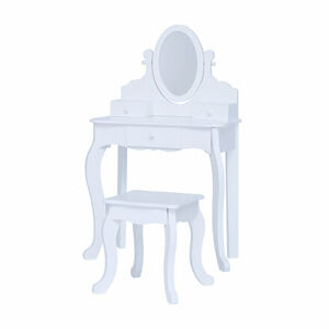 Teamson Fantasy Fields - biely toaletný stolík s tromi šuplíkmi
