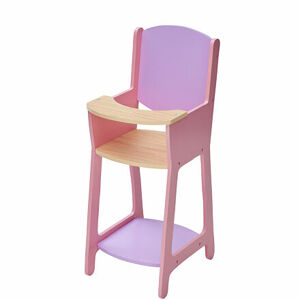 Olivia's Little World - ružová jedálenská stolička pre bábiky