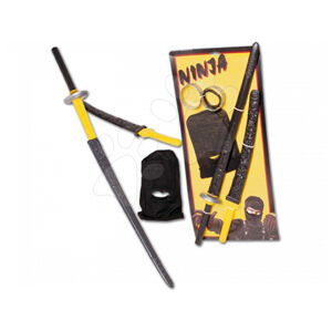 Dohány detský ninja set 746 čierno-žltý