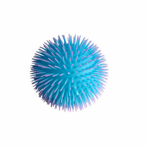 Strapatá lopta melírovaná svietiaca modrý