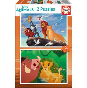 Puzzle The Lion King Disney Educa 2x48 dielov od 4 rokov