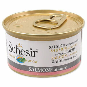 Konzerva SCHESIR Cat losos prírodná 85 g