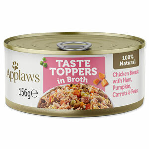 Konzerva APPLAWS Dog Chicken, Ham & Vegetables 156 g