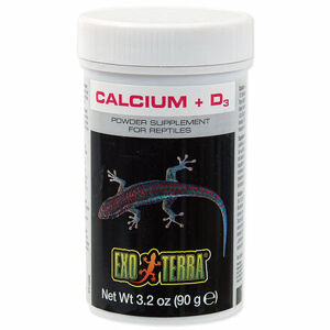 Doplnkové krmivo EXO TERRA kalcium + vitamín D3 90 g