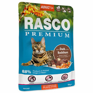 Kapsička RASCO Premium Adult kačacie s rakytníkom 85 g