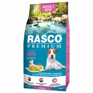 Granule RASCO Premium Adult Mini kura s ryžou 1 kg
