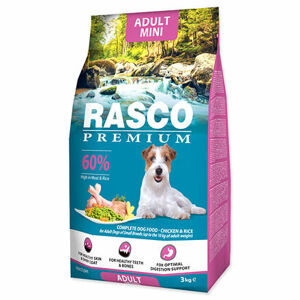 Granule RASCO Premium Adult Mini kura s ryžou 3 kg