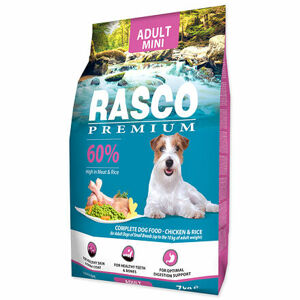 Granule RASCO Premium Adult kura s ryžou 7 kg