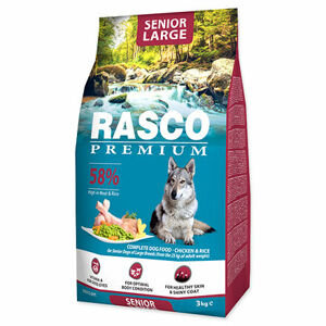Granule RASCO Premium Senior Large kura s ryžou 3 kg