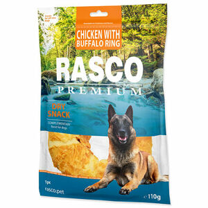 Pochúťka RASCO Premium byvolí kruh obalený kuracím mäsom 110 g