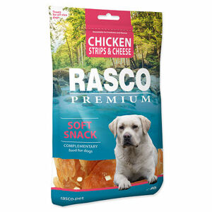 Pochúťka RASCO Premium plátky kuracieho mäsa so syrom 80 g