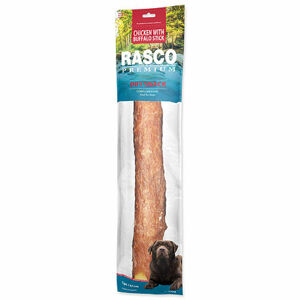 Pochúťka RASCO Premium byvolia tyčinka obalená kuracím mäsom 41 cm 170 g